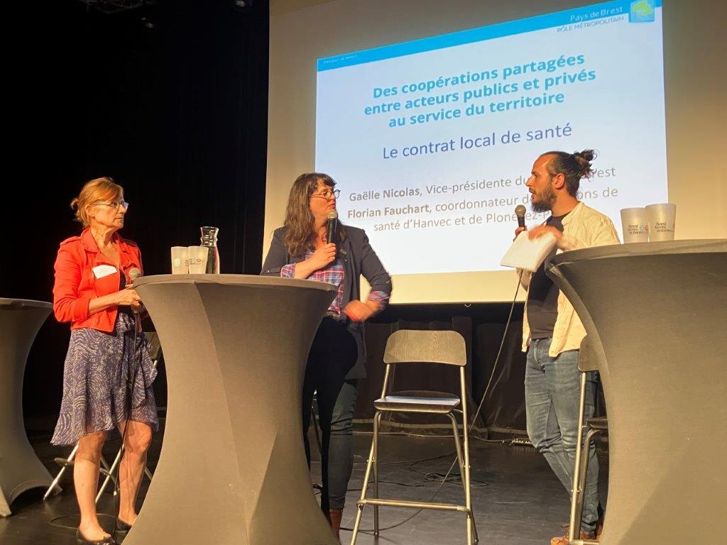 Gaêlle Nicolas et Florian fauchart ont évoqué le Contrat local de santé